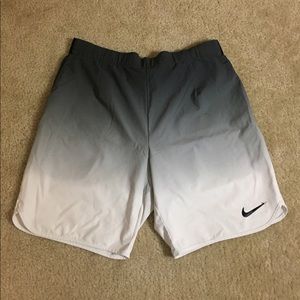 Nike Ace Gladiator 9" Tennis Short Blk/Wh - Medium